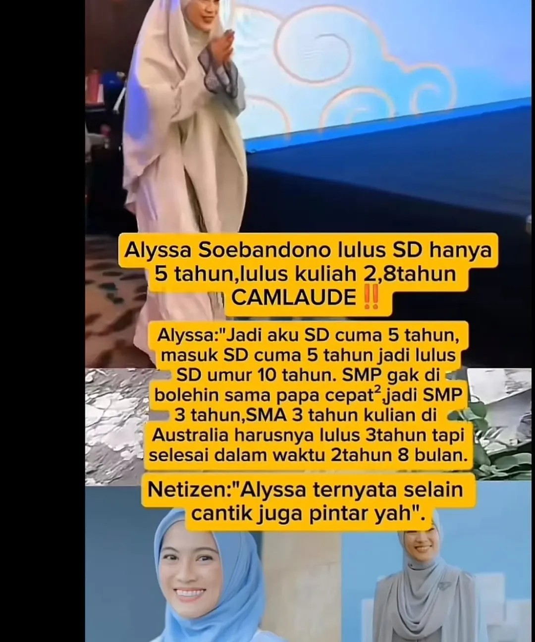 Prestasi Alyssa Soebandono mendadak curi perhatian netizen.